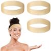 Aysatogc 3 Parrucche In Silicone Per Donne E Uomini, Elastiche, Antiscivolo, Naturale
