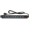 Link Accessori LK10053 Presa Multipla per Armadi Rack Barra di Alimentazione Nero
