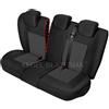 KEGEL Set di coprisedili per auto, sedili posteriori, poliestere, nero