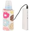 Ejoyous USB Scaldabiberon, Scaldabiberon Portatile Tascabile Scaldabiberon Scaldabiberon Termostato Termico per Alimenti Latte Scaldabiberon Tascabile Scaldabiberon(ciambelle)