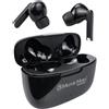 MusicMan Cuffie In-Ear Bluetooth con Custodia di Ricarica - Auricolari TWS Senza Fili con Microfono, Touch Control, USB-C, 16h Autonomia, 300h Standby - Nero - BT-X63