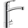 hansgrohe Focus M41 Miscelatore cucina monocomando 200, valvola d'arresto, 1 getto, cromo, 31803000