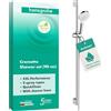 hansgrohe Crometta Set doccia Vario EcoSmart 9 l/min con asta doccia 90 cm, bianco/cromo, 26538400