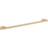 hansgrohe AddStoris - Portasciugamani bagno, portasciugamani a parete, fissaggio nascosto, accessori per il bagno, bronzo spazzolato, 41747140