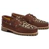 Timberland A2GNV Authentic Boat Medium Beige Scarpe Donna Mocassini Barca Lacci carrarmato 38.5