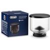 De'Longhi Portachicchi Intercambiabile DLSC403, Accessorio Macchina Caffè Automatica, Contiene 250g di Chicchi di Caffè, Compatibile con Macchina Caffè Rivelia, Coperchio Nero