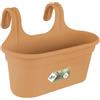 Elho Green Basics Easy Hanger L 35 - per Interno e Esterno - Ø 36.0 x H 26.0 cm - Marrone/Mild Terra