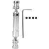 Tbest Albero di Trasmissione Posteriore CVD CVD, Albero di Trasmissione Posteriore in Metallo CVD per 12428 12423 1/12 RC Car(Argento)