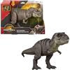 Mattel Jurassic World Attacco al Laboratorio JGM16 - T-Rex, Figura per Bambini, Dinosauro, Grande Giocattolo di Dinosauro Movibile, Lunghezza Totale: circa 46,4 cm, da 4 anni in su, Verde