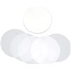 Pssopp Pellicola trasparente di protezione del distintivo 100 pezzi, pellicola protettiva trasparente del distintivo per buttonsart del creatore del bottone di DIY (58MM)