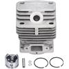 Tomotato Kit Pistone Testata Cilindri da 40 mm per Decespugliatore 42 44 Set Cilindro in Metallo per Motosega Anelli per Spinotto Pistone Anelli Elastico per Motosega