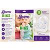 Libero Bibs Bavaglini Monouso per Bambini 10 Pezzi - Bavagli Assorbenti Impermeabili con Tasca Raccoglipappa