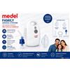 Medel Family Aerosol a Pistone per Aerosolterapia Inalatore per Adulti e Bambini