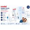 Medel Family Plus Aerosol a Pistone per Aerosolterapia con Doccia Nasale Rinowash