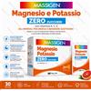 Massigen Magnesio e Potassio Zero Zuccheri 30 Bustine - Integratore di Sali Minerali Energia e Recupero