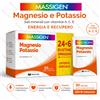 Massigen Magnesio e Potassio 30 Bustine (24+6 Omaggio) Sali Minerali Energia e Recupero