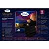 Tena Silhouette Noir Pants Vita Alta Taglia L Nero Mutandine Assorbenti 8 Pezzi