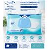 TENA Wet Wipes 3 in 1 Salviette Umidificate per Igiene e Incontinenza - Salviette Detergenti Delicate 48 Pezzi