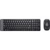 Logitech Wireless Combo MK220 - Set tastiera e mouse - senza fili - 2,4 GHz - Italiano - Grigio scuro