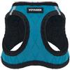 Best Pet Supplies Voyager Step-In Plush Pettorina Per Cani by Best Pet Supplies - Imbracatura per Cani di Piccola e Media Taglia, Tessuto Felpato, Turchese, XL - Petto 52-58 cm