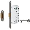 bricoleva.it Serratura Porta Interna, Blocco Chiusura per Porta, Serrature Porte con o senza Chiave (Serratura Mediana Magnetica, Bronzo)