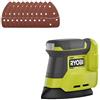 RYOBI Confezione RYOBI - Levigatrice triangolare RPS18-0 - 18V OnePlus - senza batteria e caricabatterie - Set di 10 fogli abr