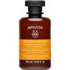 Apivita - Keratin Repair Shampoo Nutriente Riparatore Capelli Secchi e Danneggiati Confezione 250 Ml