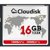 Cloudisk Compact Flash Card 16GB CF 2.0 Card Prestazioni per fotocamera DSLR, fotocamera digitale vintage e attrezzature industriali (16GB CompactFlash)
