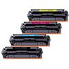 Canon Toner 054H Compatibile per Canon I-Sensys LBP 621CW Nero Pagine 3.200 Colore Pagine 2.500, Ciano Pagine 2.500