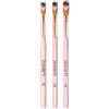 ZEOHBETY Set di pennelli per unghie acrilici, 3 pezzi pennelli acrilici applicatori acrilici, pennello per nail art 3D, strumento per manicure, misura 8/10/14, Rosa