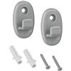 Metaltex serie Onda - set 2 ganci in Nylon - (460000)