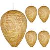 Szzetk 5 pezzi di nido di vespe artificiali, Finto Nido di Vespe, nido di calabroni, so