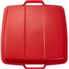 Graf Coperchio Graf per cestino 90l in plastica rossa - 778047