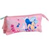 CERDÁ LIFE'S LITTLE MOMENTS Minnie, astuccio per scuola grande, resistente e multifunzionale per bambini e ragazze di Minnie, Rosa, Portatutto compatto, chiusura sicura, facile da trasportare