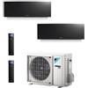Daikin CLIMATIZZATORE DAIKIN EMURA III BLACK DUALSPLIT 9000+9000+2MXM50N INVERTER R-32 WI-FI