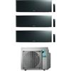 Daikin CLIMATIZZATORE DAIKIN EMURA III BLACK TRIALSPLIT 9000+9000+12000+3MXM52 INVERTER R-32 WI-FI