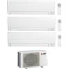 Mitsubishi Electric CLIMATIZZATORE MITSUBISHI TRIALSPLIT MSZ-AY 9000+12000+12000+MXZ-3F68VF INVERTER R-32 WI-FI