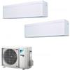 Daikin CLIMATIZZATORE DAIKIN STYLISH WHITE DUALSPLIT 12000+12000+2MXM50M R32