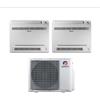 Gree CLIMATIZZATORE GREE CONSOLE PAVIMENTO DUALSPLIT 12000+12000+GWHD18NK6OO INVERTER R-32 WI-FI
