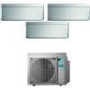 Daikin CLIMATIZZATORE DAIKIN STYLISH TOTAL SILVER TRIALSPLIT 9000+9000+9000+3MXM68 R32
