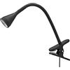 Ikea Navlinge 304.498.85 - Faretto a LED con morsetto, colore: Nero