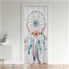 Loussiesd Tenda per Porta Acchiappasogni per Privacy del Vano Porta Boho Tende Acchiappasogni Divisorio per Stanza Tenda Copertura Isolante Tenda per Armadio per Camera da Letto Armadio Porta 1