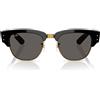 Ray-Ban Occhiali da Sole RB0316S 6826J5 Mega Clubmaster x ASAP Rocky Nero/Nero Unisex 50/21/145