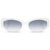 Ray-Ban Occhiali da Sole RB4473D 677219 Bianco/Trasparente Sfumato Azzurro Unisex 56/18/145