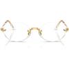 Ray-Ban Occhiali da Vista RX3929V 2500 x ASAP Rocky Oro/Trasparente Unisex 52/20/145
