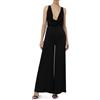 ELISABETTA FRANCHI TUTA IN CREPE FLUIDO CON ACCESSORIO REGGISENO - TU02042E2 - nero