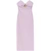 ELISABETTA FRANCHI TUBINO IN CREPE FLUIDO CON MACRO FIOCCO - AB76951E2 - quarzo