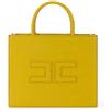 ELISABETTA FRANCHI BORSA MEDIA CON IMPUNTURE A CONTRASTO - BS09A51E2 - curry