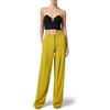 ELISABETTA FRANCHI TOP IN CREPE FLUIDO CON DECORAZIONE GIOIELLO - TO01851E2 - nero