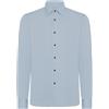 RRD CAMICIA OXFORD JACQUARD - S25253 - celeste